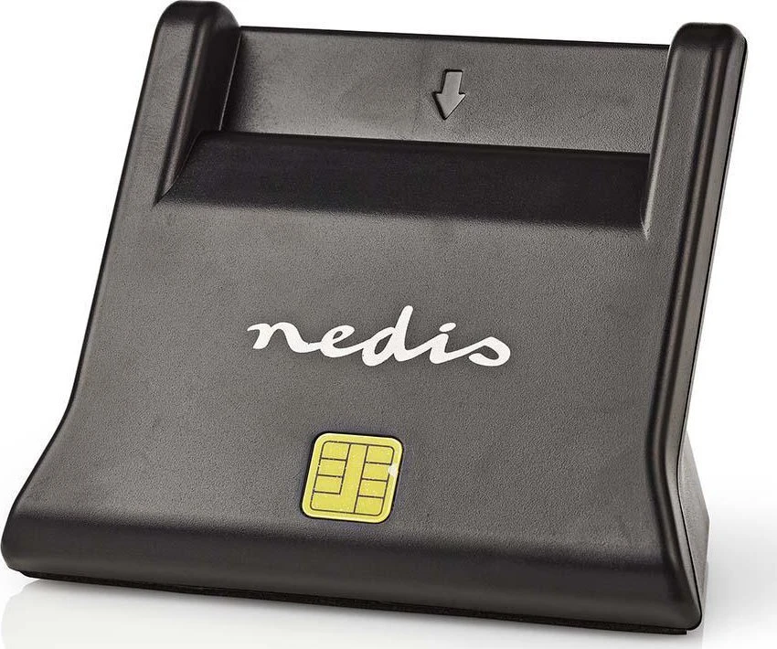 Nedis Lustinių ID kortelių skaitytuvas USB2.0 (tinka elektroniniam parašui)