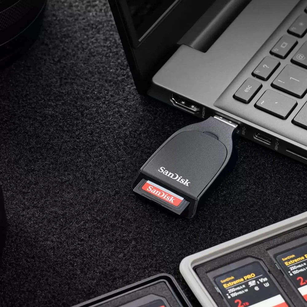 „SanDisk QuickFlow SD UHS-I USB3.2“ (250/150 MB/s)