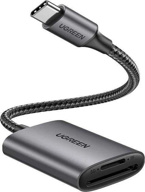 UGREEN CM401 pilkas USB-C atminties kortelių skaitytuvas