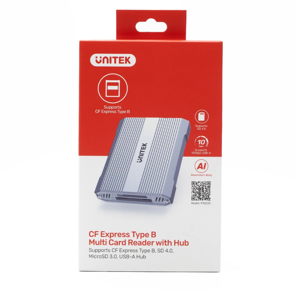 „Unitek“ kortelių skaitytuvas CF Express, SD/Micro SD, USB A