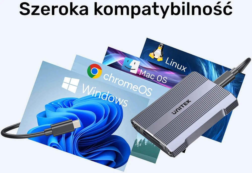 „Unitek“ kortelių skaitytuvas CF Express, SD/Micro SD, USB A