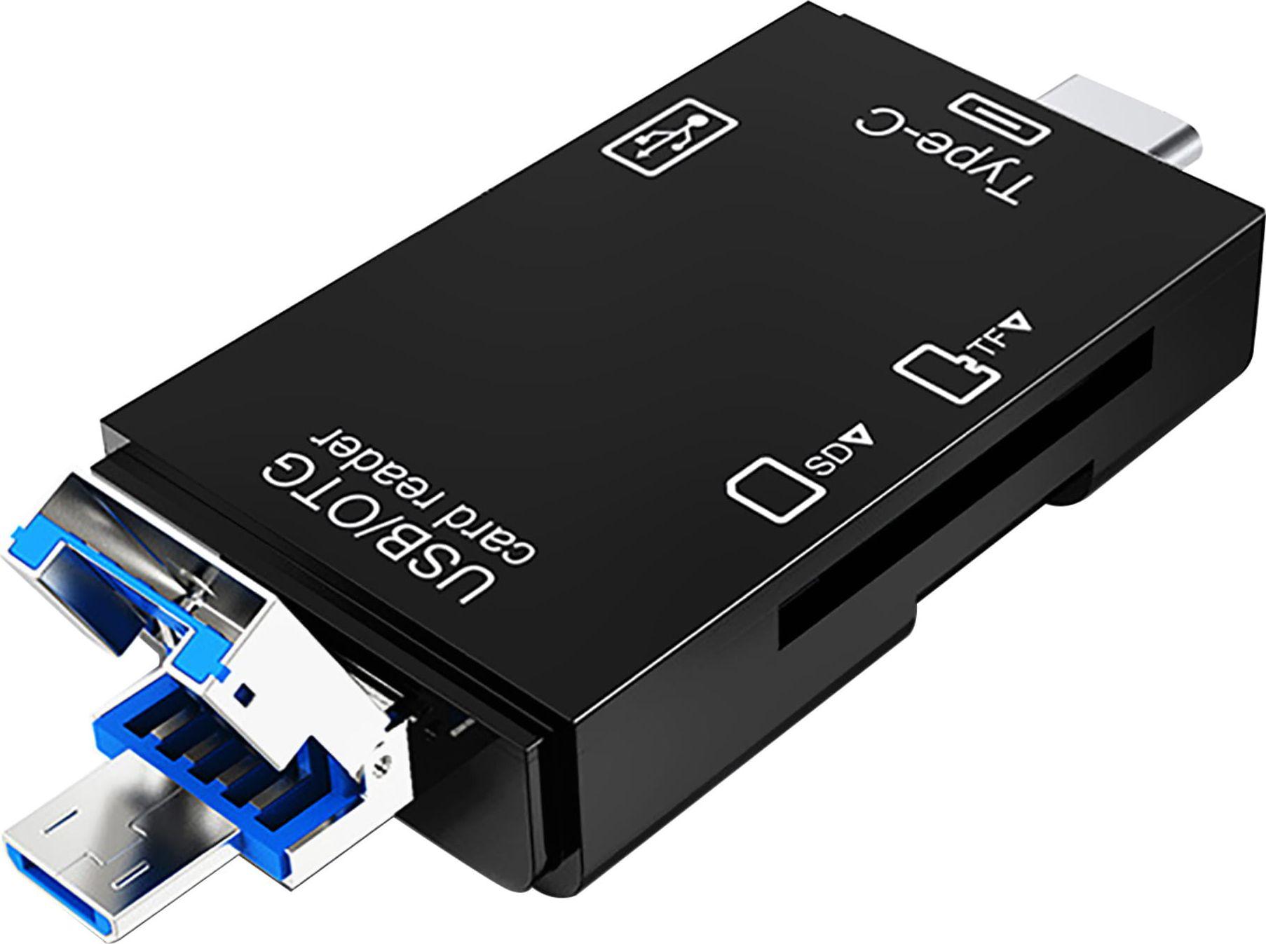 VAKOSS KORTELĖS SKAITYtuvas 6IN1 USB A / MICRO USB / USB C / SD / MICRO SD / USB TC-R425X