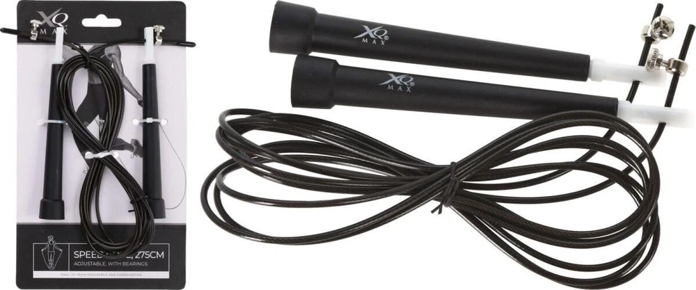 XQMAX PVC šokinėjimo virvė su reguliavimu