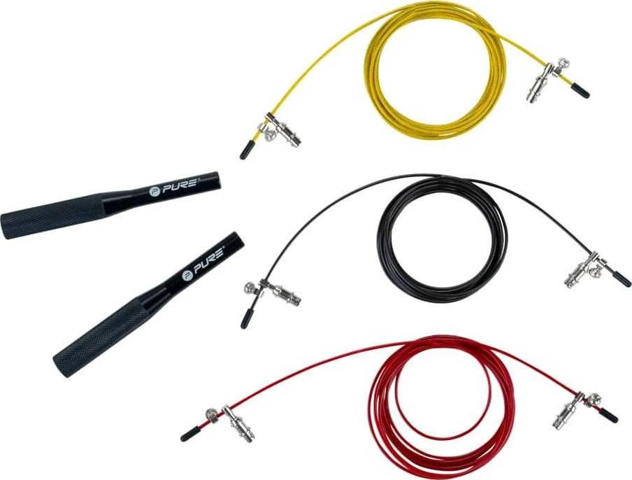 Pure2Improve Multi Weighted Speed Rope, 3 pcs | Geltona/Raudona/Juodas