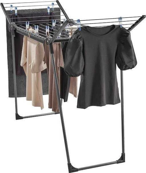 Leifheit Skalbinių džiovyklė PEGASUS 150 SOLID SLIM Juodas