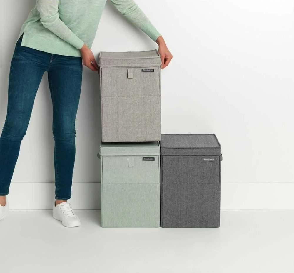 Brabantia Kraunamas skalbinių krepšys 35L - Pepper Juodas