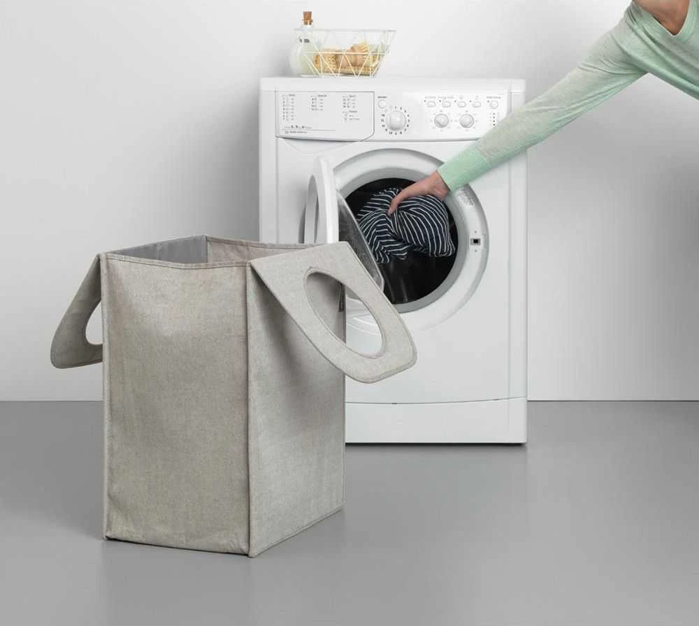 Brabantia Skalbinių krepšiai stač. formos 55l - Pilkas