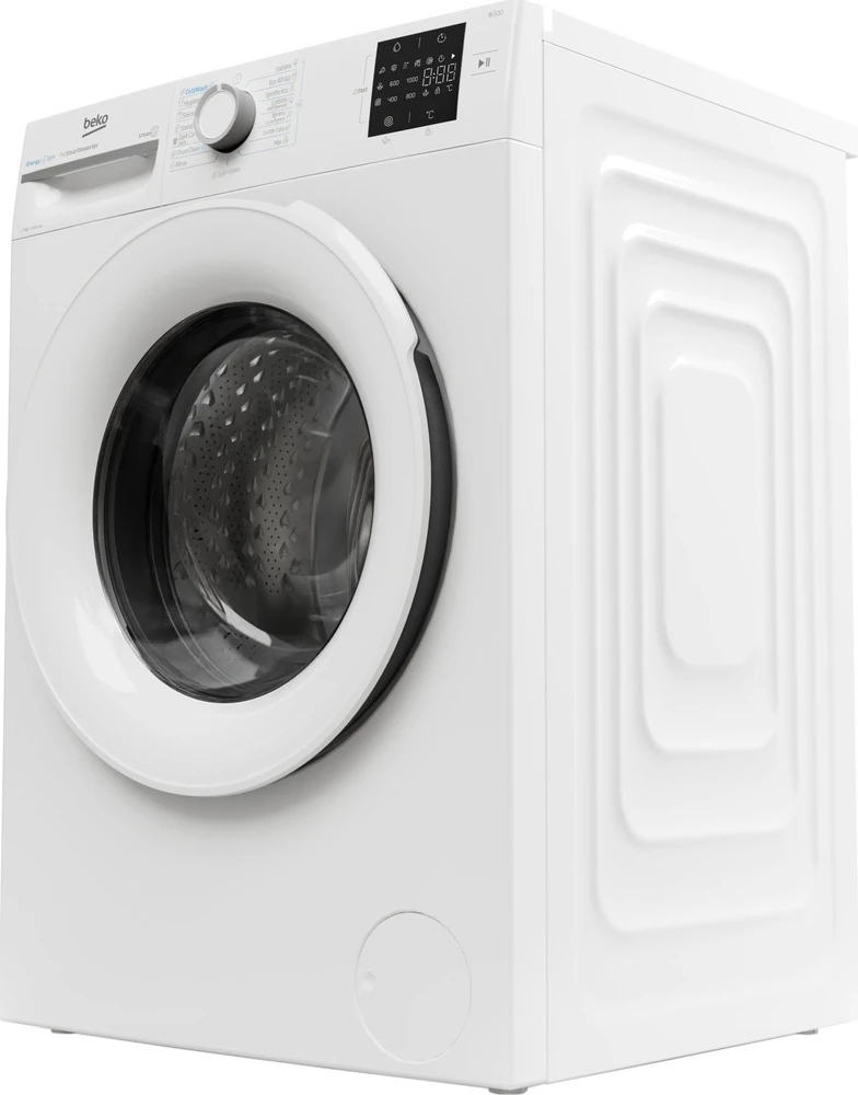 BEKO Skalbimo mašina BM3WFSU37013WW, 7kg, Energy class A, 49.6 cm, 1000 rpm, Inverter motor, Steam Cure