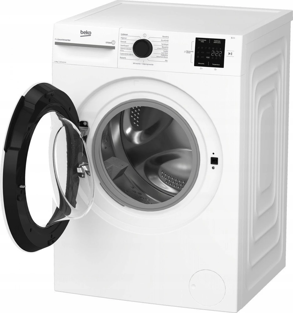 BEKO BM1WFU38225WW skalbimo mašina b100 8kg 1200 aps./min AquaWave Baltas