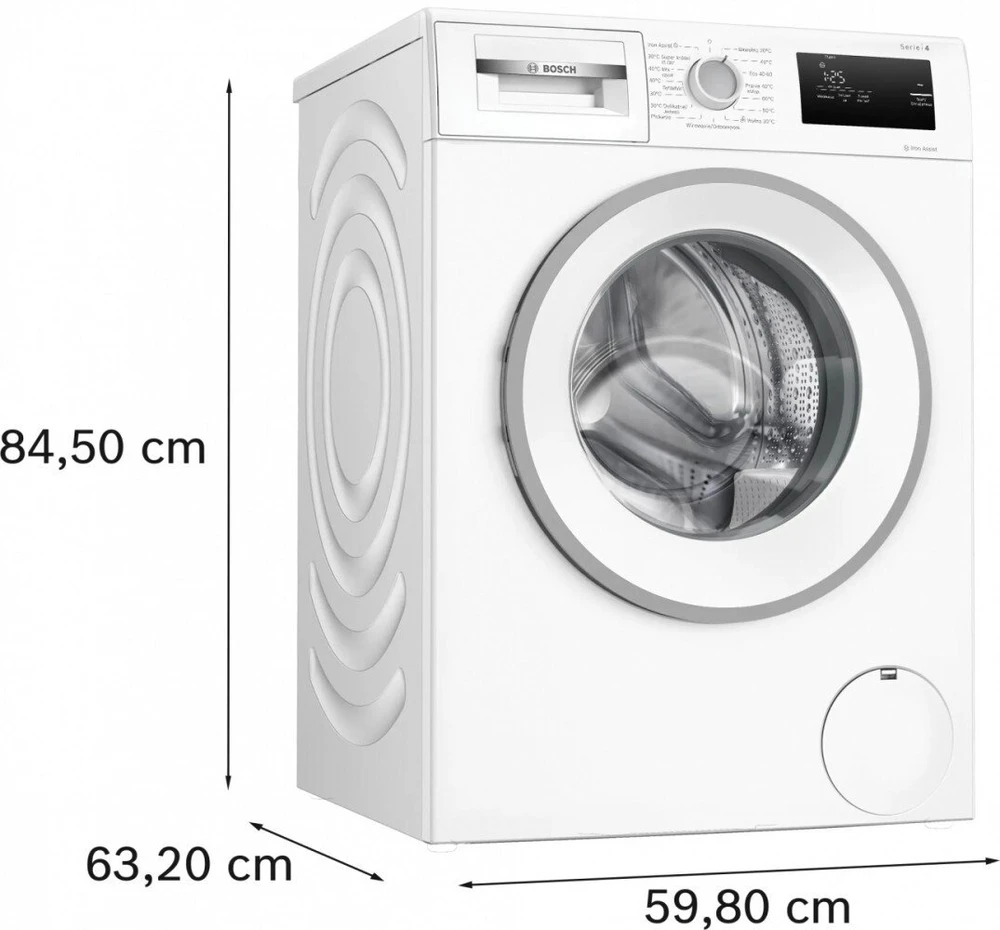 Skalbimo mašina BOSCH WAN2405BPL 8kg 1200 aps./min.