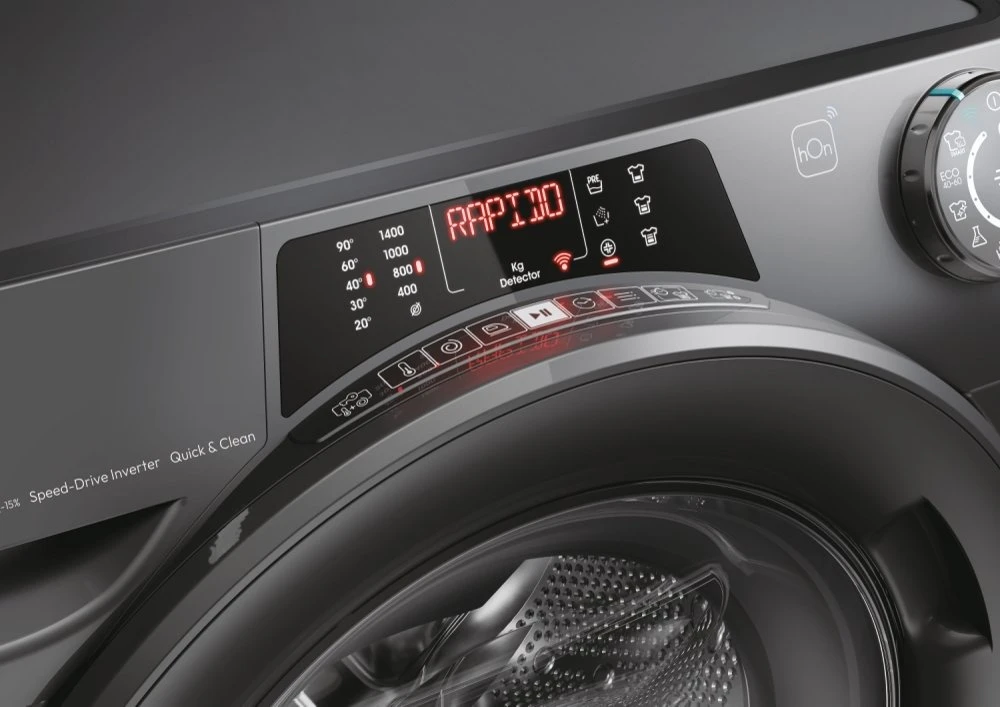 Skalbimo mašina Candy RapidO RO4476DWMRR7/1-S, 7kg, 1400 rpm, antracito