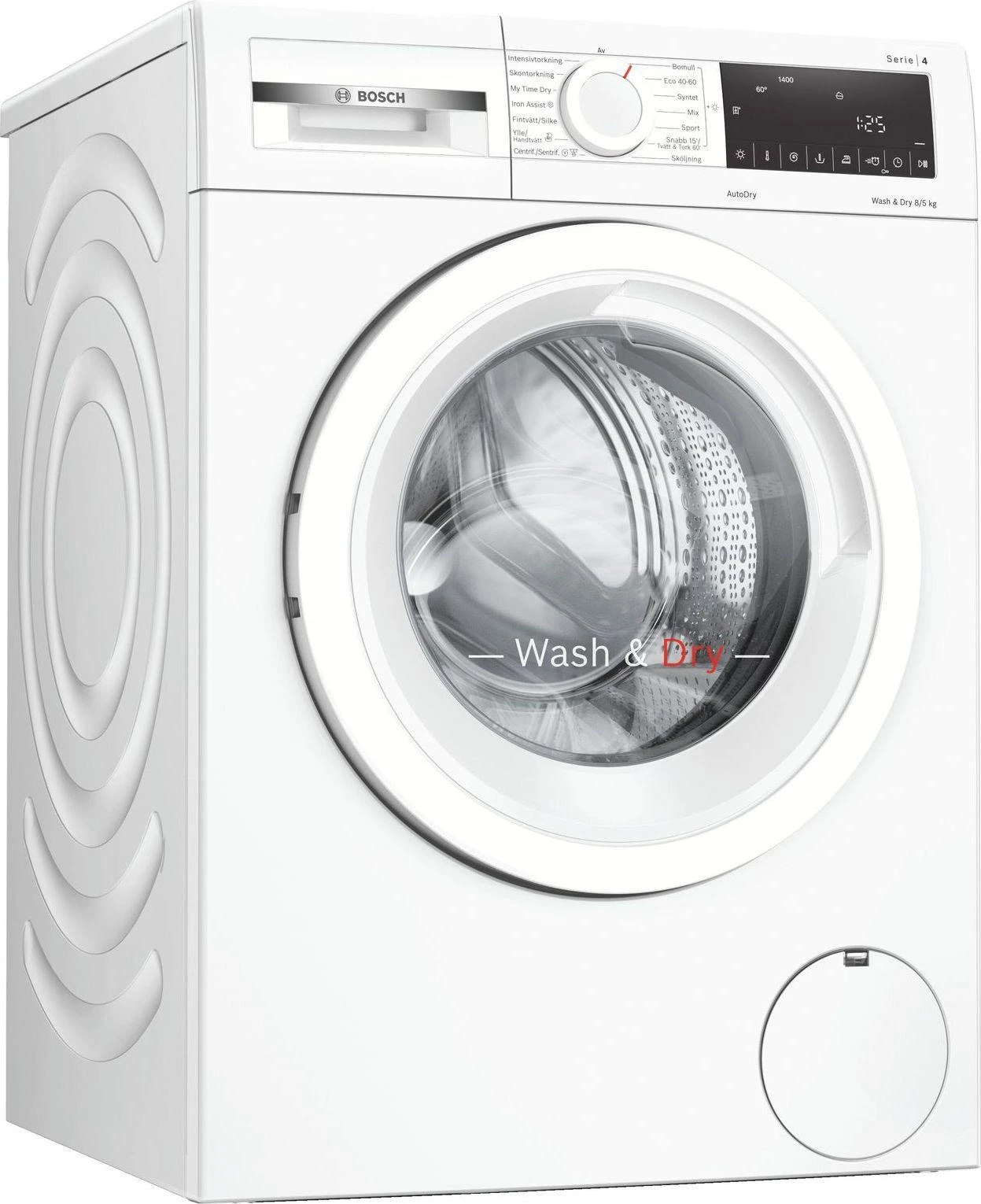 Skalbimo mašina Skalbyklė-džiovyklė Bosch WNA134L0SN , 8/5kg.