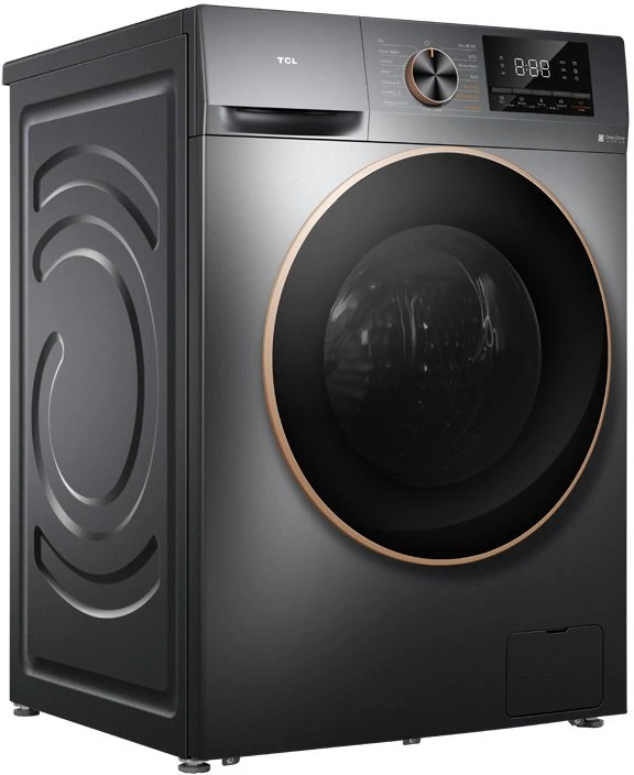 TCL | Skalbimo mašina with dryer | CP1012SA0 | Energy efficiency class A/E | Front loading | Skalbimo talpa 10 kg | 1200 RPM | Gylis 63 cm | Plotis 60 cm | Ekranas | LED | Drying system | Drying capacity 6kg | Steam function