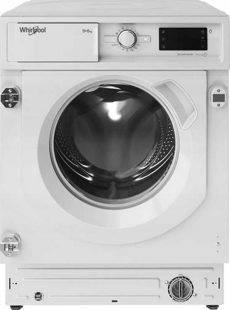 „Whirlpool BI WMWG 91485 EU“ skalbimo mašina-džiovyklė, įmontuojama, pakraunama per priekį, „Baltas D“