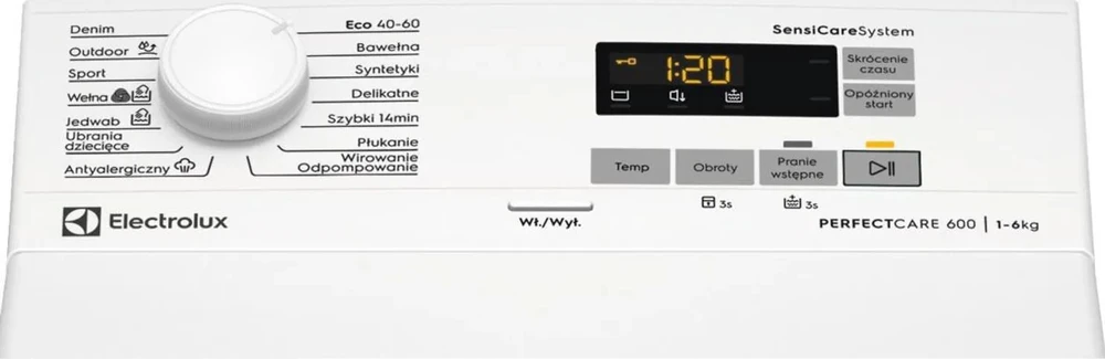 Electrolux Viršutinė skalbimo mašina ew6tn5261fp