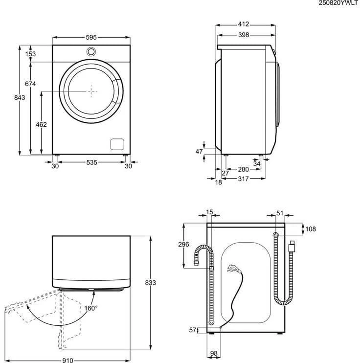 Skalbimo mašina Electrolux EWS6326DXE