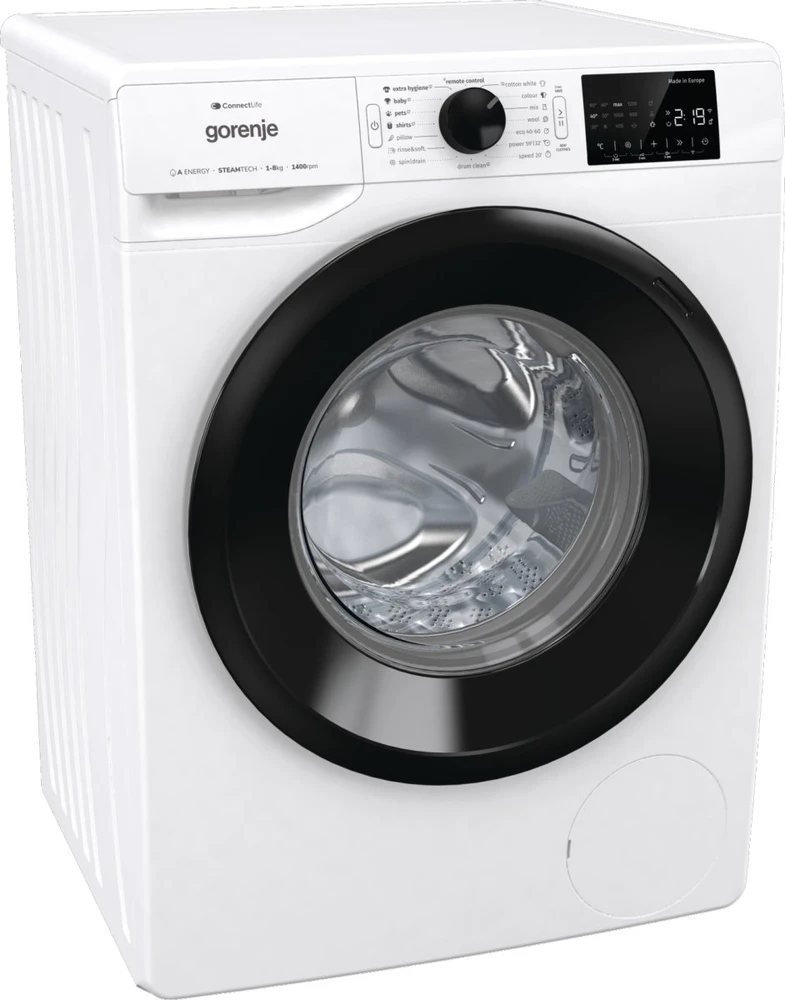 Gorenje G400 Freestanding Skalbimo mašina, 8kg, 1400 rpm WPNEI84A1SWIFI/PL
