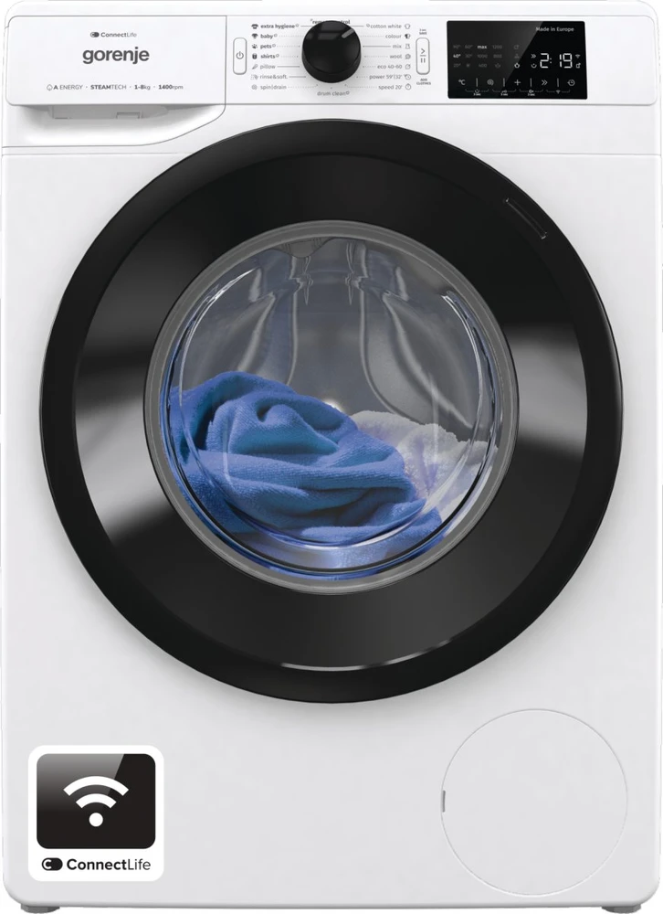 Gorenje G400 Freestanding Skalbimo mašina, 8kg, 1400 rpm WPNEI84A1SWIFI/PL