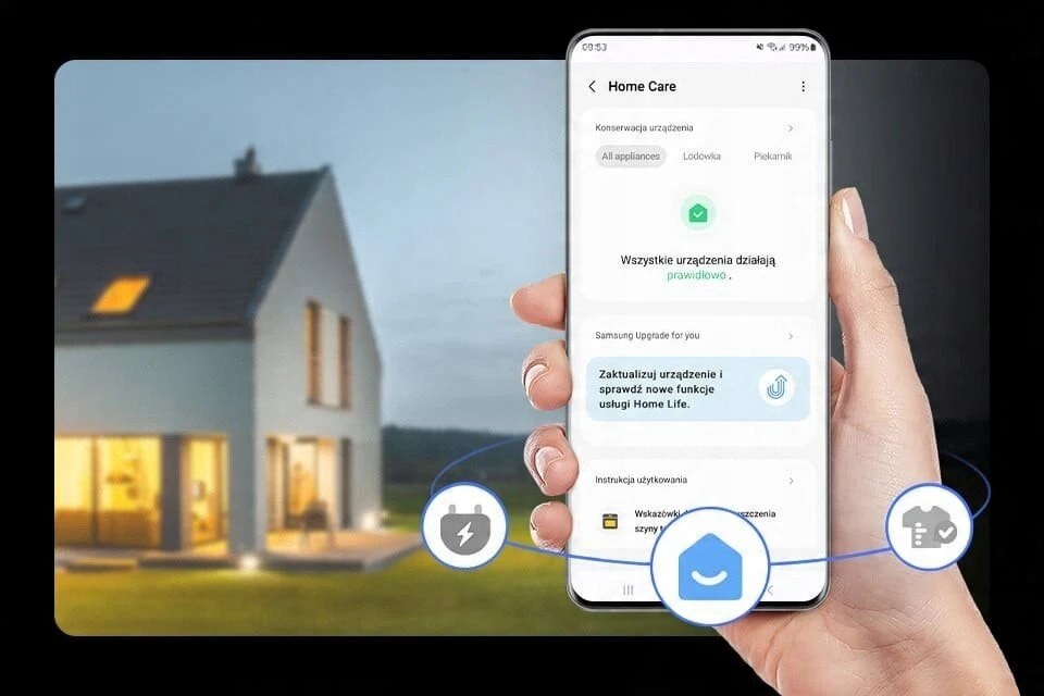 Skalbimo mašina Samsung WF90F09C4SU4 (Ekspozicinė prekė)