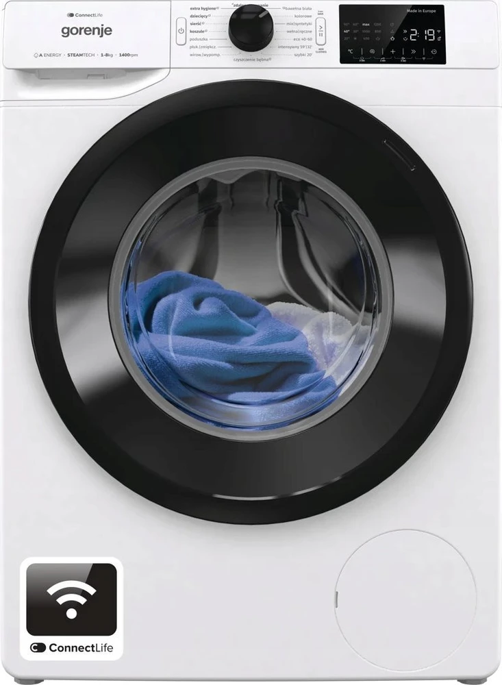 Gorenje G400 Freestanding Skalbimo mašina, 8kg, 1400 rpm WPNEI84SBSWIFI/PL