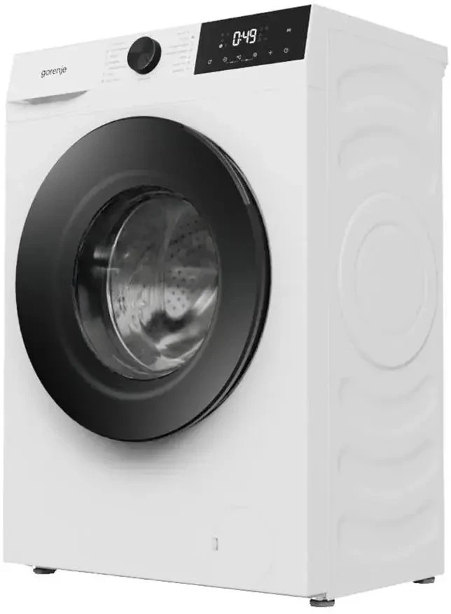 Gorenje | Skalbimo mašina | WG2PS62A2 | Energy efficiency class A | Front loading | Skalbimo talpa 6kg | 1200 RPM | Gylis 45 cm | Plotis 60 cm | LCD | Steam function | Baltas