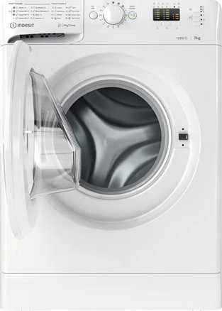 Indesit MTWA71252W Laisvai pastatoma skalbimo mašina su durimis priekyje 7,0 kg, baltos spalvos