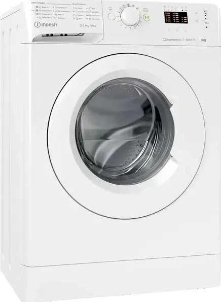 INDESIT | Skalbimo mašina | MTWSA 61294 W EE | Energy efficiency class C | Front loading | Skalbimo talpa 6kg | 1200 RPM | Gylis 42.5 cm | Plotis 59.5 cm | Ekranas | LED | Baltas