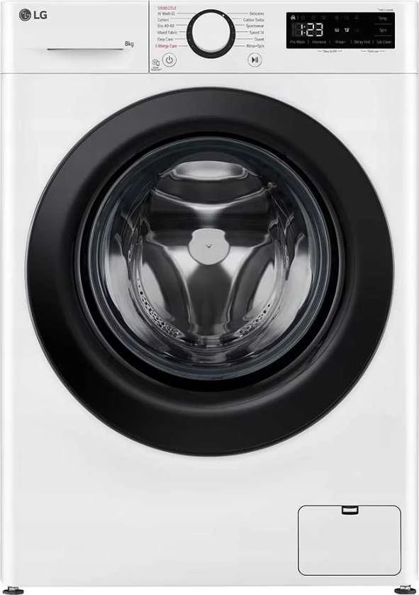 LG | Skalbimo mašina | F2WR508SWW | Energy efficiency class A | Front loading | Skalbimo talpa 8kg | 1200 RPM | Gylis 47.5 cm | Plotis 60 cm | Ekranas | LED | Steam function | Direct drive | Baltas