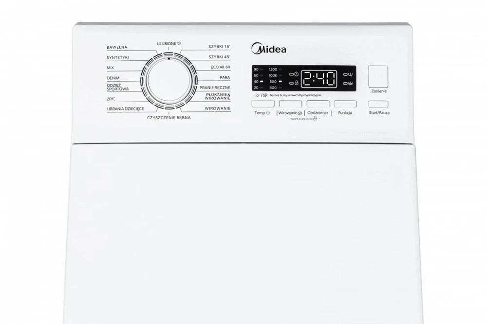 Midea Skalbimo mašina su viršutiniu įkrovimu mfe60jt1211-pl