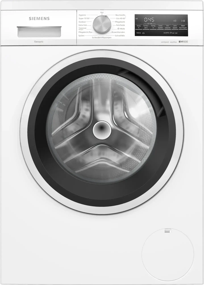 Skalbimo mašina Siemens iQ500 WU14UT42 Skalbimo mašina Od przodu 9kg 1400 RPM Baltas