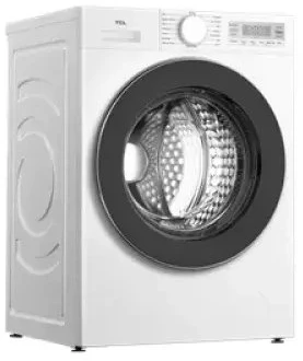 TCL | Skalbimo mašina | FF0844WA0 | Energy efficiency class A | Front loading | Skalbimo talpa 8kg | 1400 RPM | Gylis 52 cm | Plotis 60 cm | Ekranas | LED | Steam function | Wi-Fi | Baltas