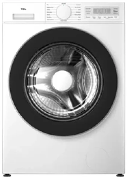 TCL | Skalbimo mašina | FF0844WA0 | Energy efficiency class A | Front loading | Skalbimo talpa 8kg | 1400 RPM | Gylis 52 cm | Plotis 60 cm | Ekranas | LED | Steam function | Wi-Fi | Baltas
