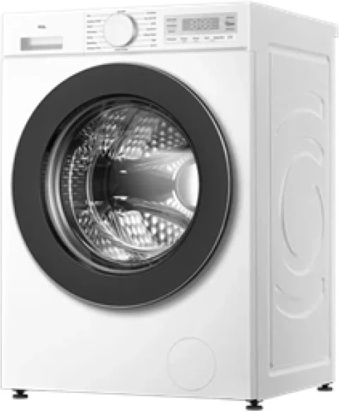 TCL | Skalbimo mašina | FF0844WA0 | Energy efficiency class A | Front loading | Skalbimo talpa 8kg | 1400 RPM | Gylis 52 cm | Plotis 60 cm | Ekranas | LED | Steam function | Wi-Fi | Baltas