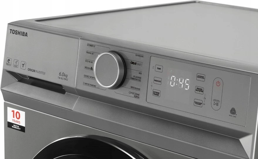 Toshiba Slim skalbimo mašina TW-BL70A2PL (SS)