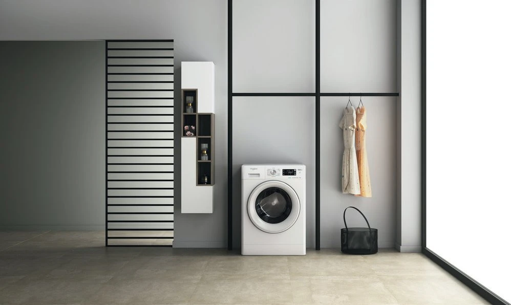 WHIRLPOOL Skalbimo mašina FFB 8258 WV EE, 8kg, 1200 rpm, Energy class B, Gylis 63 cm, Steam refresh