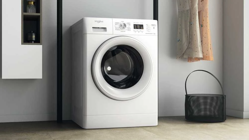 Priekinio Pakrovimo Skalbimo Mašina - Whirlpool 6 Kg 1200 Aps./min, Balta