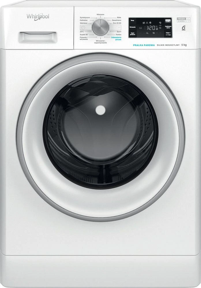 Laisvai pastatoma skalbimo mašina Whirlpool FFB 9258 SV EN 9kg, 1200 aps./min, baltas