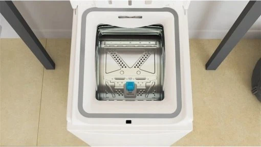 Whirlpool | Skalbimo mašina | TDLRBX 6252BS EU | Energy efficiency class B | Top loading | Skalbimo talpa 6kg | 1200 RPM | Gylis 60 cm | Plotis 40 cm | Ekranas | LED | Direct drive | Baltas