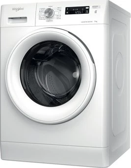 Whirlpool | Skalbimo mašina | FFS 7469 W EE | Energy efficiency class A | Front loading | Skalbimo talpa 7kg | 1400 RPM | Gylis 57.5 cm | Plotis 59.5 cm | Ekranas | LED | Baltas