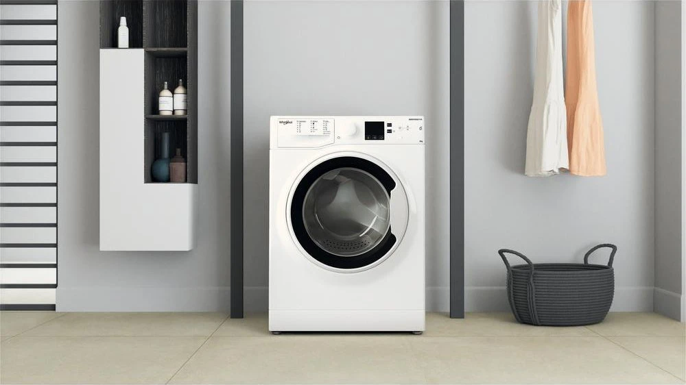WHIRLPOOL Skalbimo mašina WRBSS 6249 W EU, 6kg, 1200 rpm, Energy class C, Gylis 42.5 cm, Inverter motor