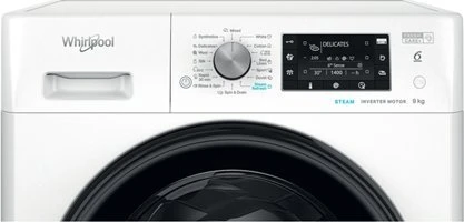 WHIRLPOOL Skalbimo mašina FFD 9489 BV EE, 9kg, 1400 rpm, Energy class A, Gylis 63 cm, Inverter motor, Juodas doors