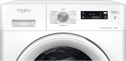 Whirlpool | Skalbimo mašina | FFS 7469 W EE | Energy efficiency class A | Front loading | Skalbimo talpa 7kg | 1400 RPM | Gylis 57.5 cm | Plotis 59.5 cm | Ekranas | LED | Baltas
