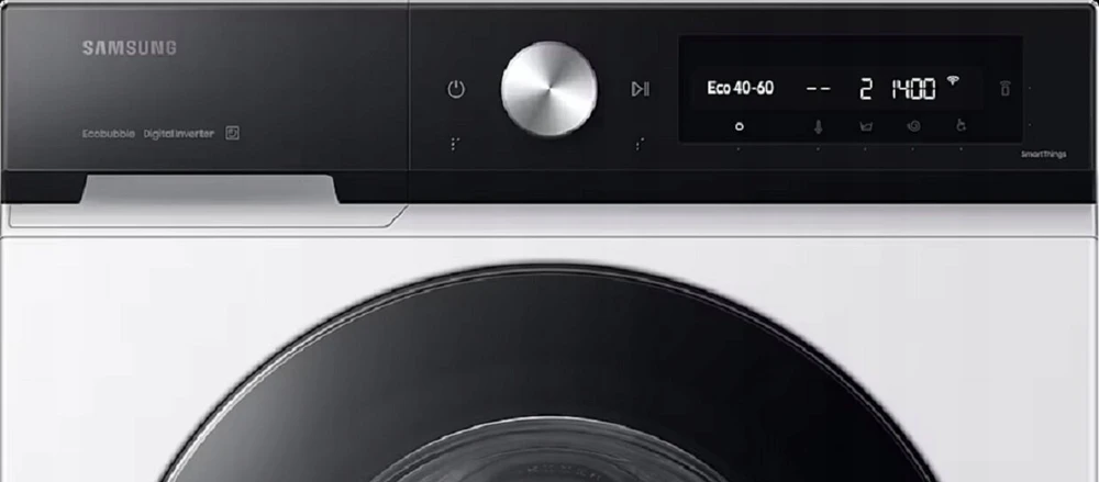 Skalbyklė Samsung 9 kg WW7400D su „SmartThings AI Energy" režimu ir A-20 % didesniu energijos vartojimo efektyvumu