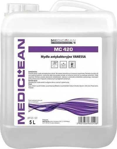 Skamex Vanessa M-Sept – Antibakterinis muilas, 5 l – Baltas