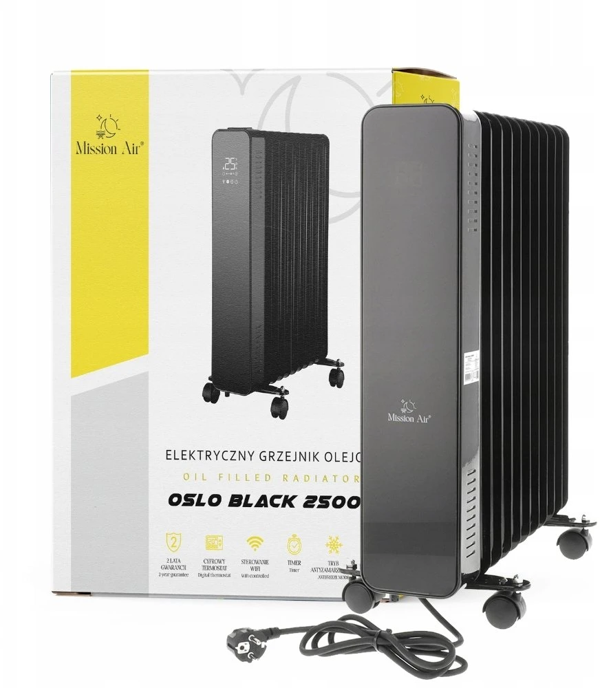 Skan Mission Air Oslo WiFi 2500W juoda