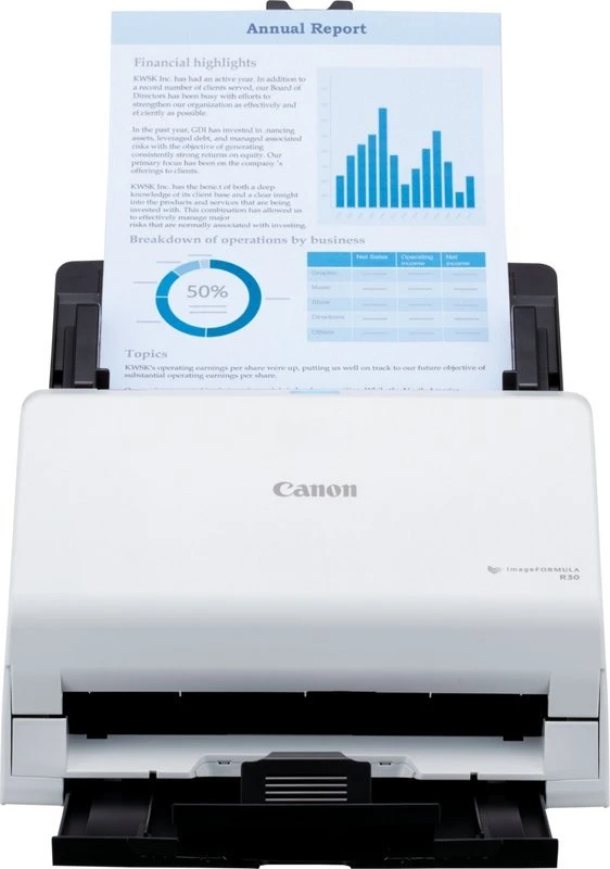 Skeneris Skaner Canon ImageFormula Document Scanner R30 ADF 60sheet 50ipm