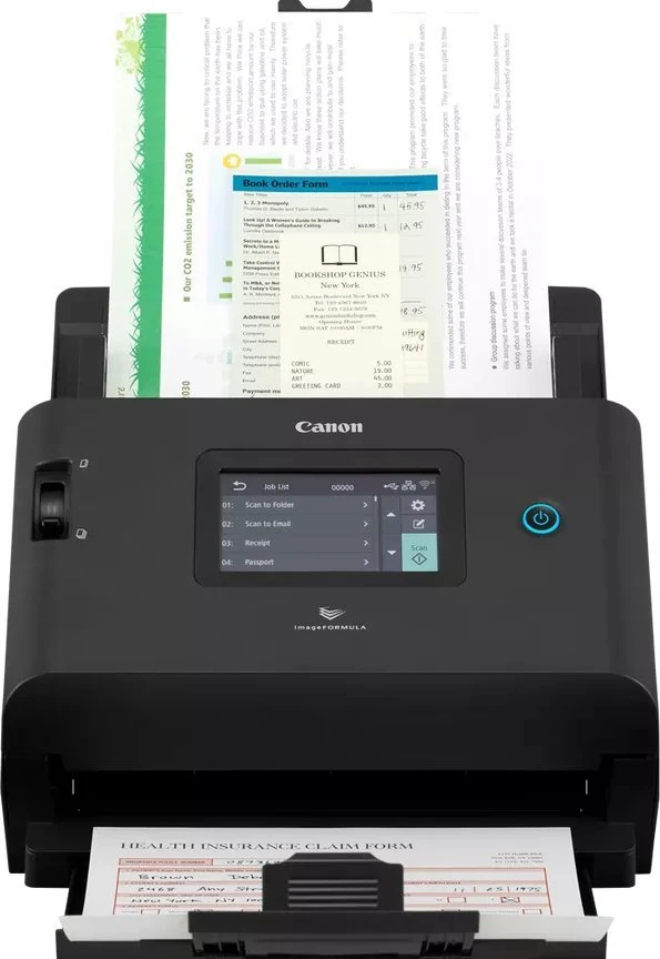 Skeneris Skaner Canon imageFORMULA DR-S350NW Document Scanner 100ipm