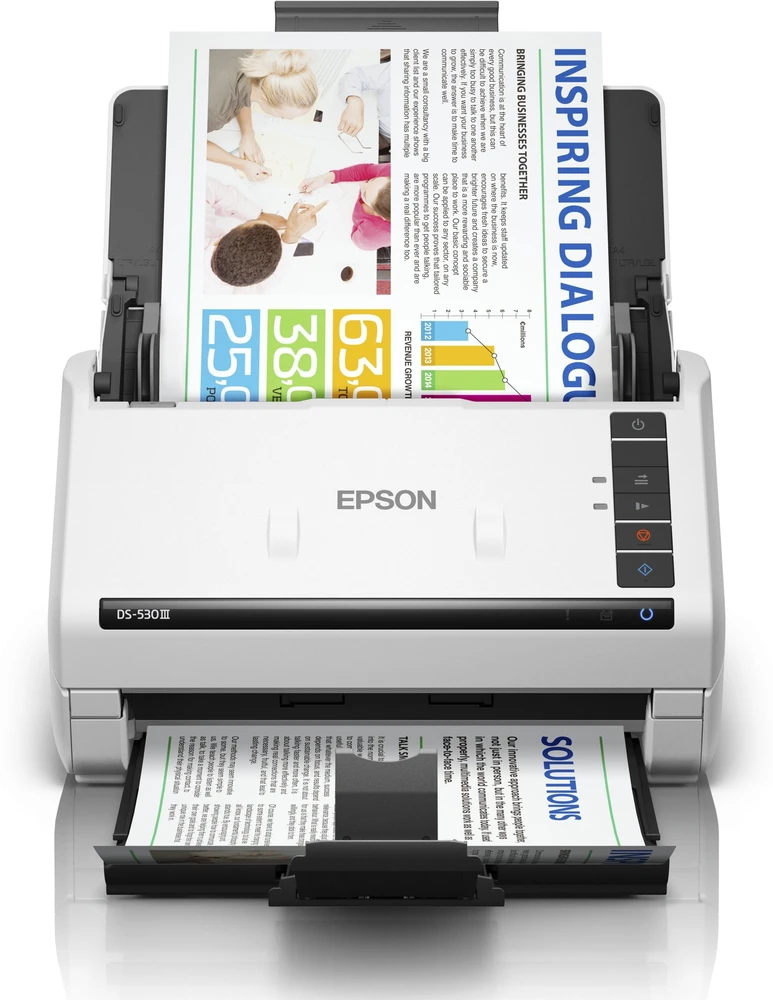 Skeneris „Epson“ dokumentų skaitytuvas | „WorkForce DS-530III“ | Spalvotas