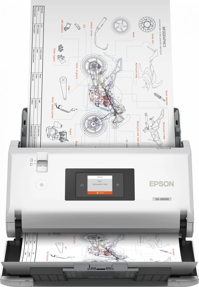 Skeneris Epson Skaner WorkForce DS-30000