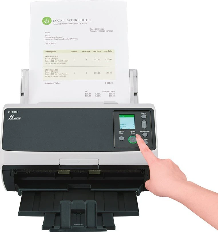 Skeneris Fujitsu FI-8190 - A4 DOCUMENT SCANNER